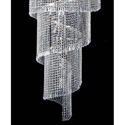 Candelabru Cristale, Spirala, Bohemia, E14, AL010178, Crystal