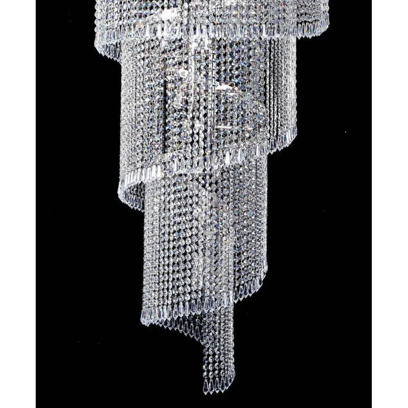 Candelabru Cristale, Spirala, Bohemia, E14, AL010178, Crystal