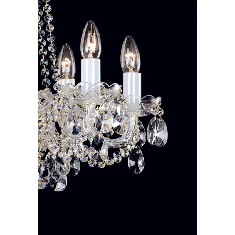 Candelabru Cristale, Bohemia, E14, AL010180K, Crystal