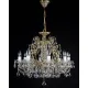 Candelabru Alama, Cristale, Bohemia, E14, AL010186K, Crystal