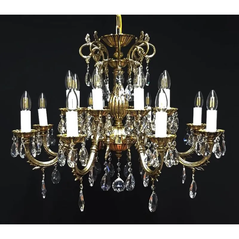 Candelabru Cristale, Istoric, Bohemia, E14, AL010205, Crystal