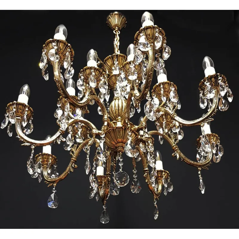 Candelabru Cristale, Istoric, Bohemia, E14, AL010205, Crystal
