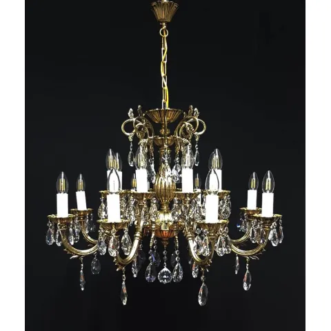 Candelabru Cristale, Istoric, Bohemia, E14, AL010205, Crystal