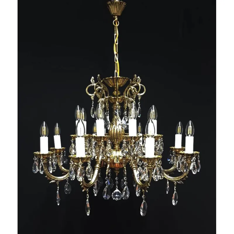 Candelabru Cristale, Istoric, Bohemia, E14, AL010205, Crystal
