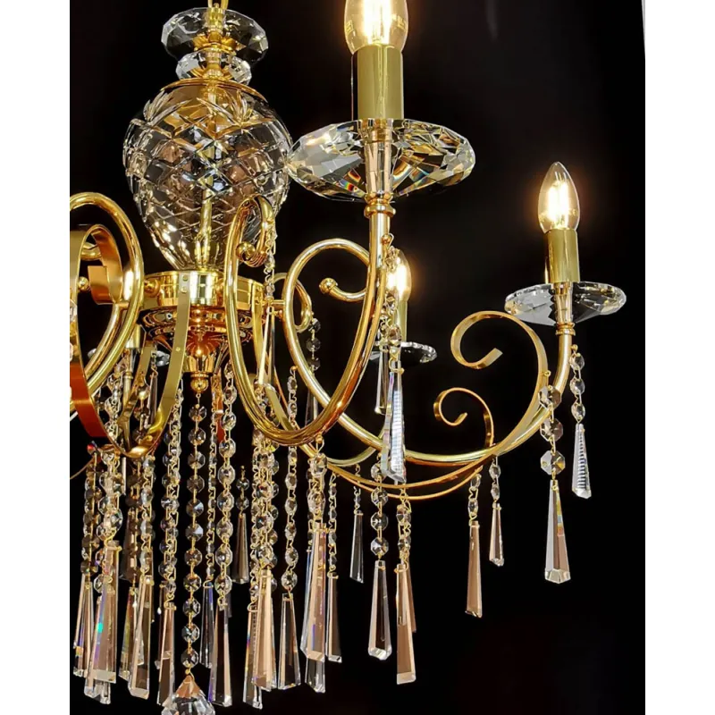 Candelabru Cristale, Bohemia, E14, AL010211, Crystal