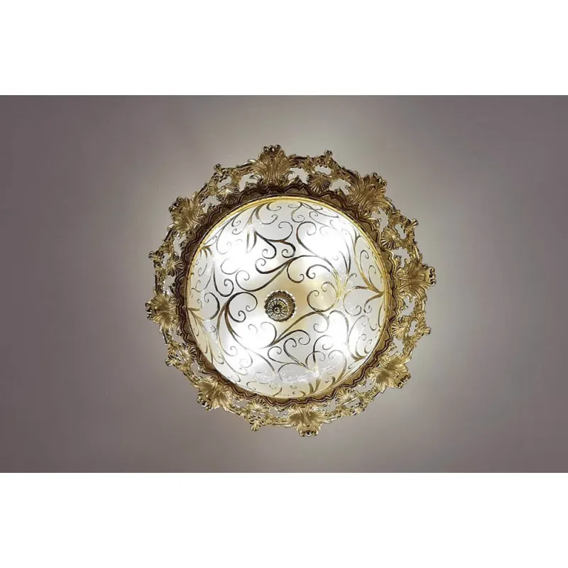 Plafoniera Cristale, Brass, Bohemia, E14, AL010212, Crystal
