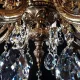 Candelabru Alama, Cristale, Bohemia, E14, AL010243, Crystal