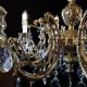 Candelabru Alama, Cristale, Bohemia, E14, AL010243, Crystal