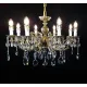 Candelabru Alama, Cristale, Bohemia, E14, AL010243, Crystal