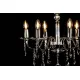 Candelabru Alama, Cristale, Bohemia, E14, AL010247, Crystal