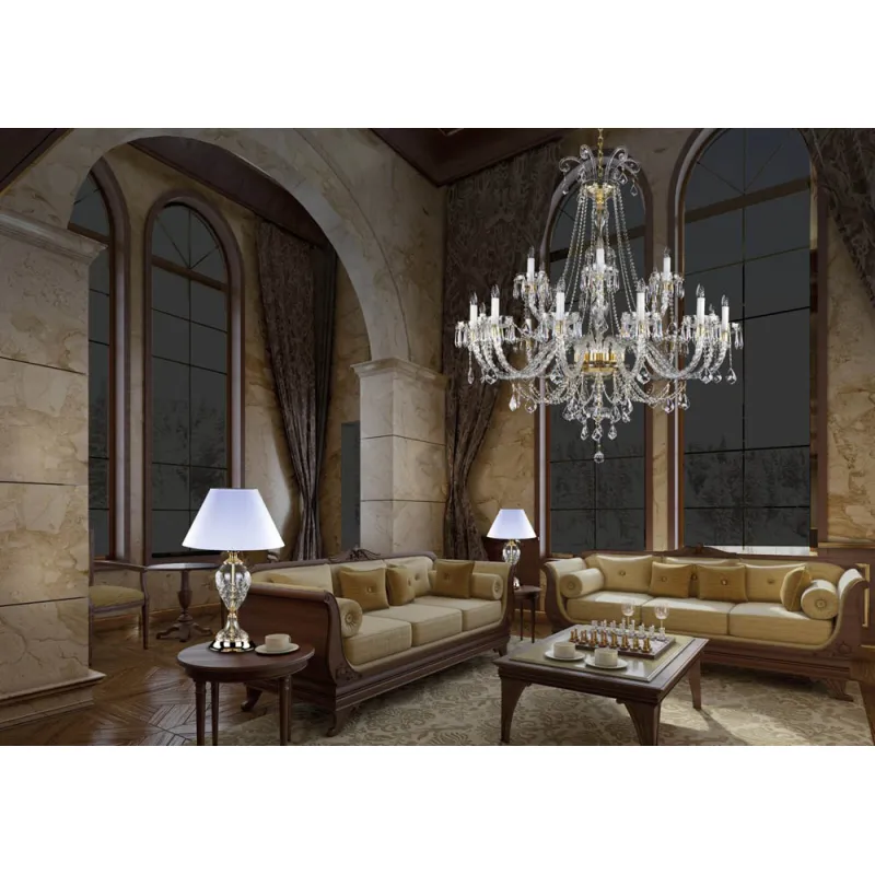 Veioza Cristale, Bohemia, E27, AS010148, Crystal