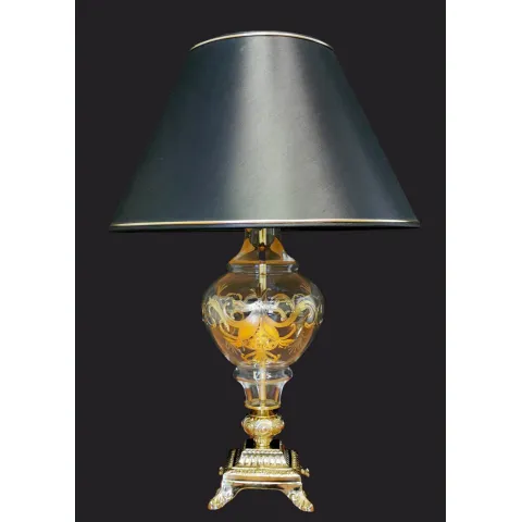 Veioza Cristale, Bohemia, E27, AS010233BLACK, Crystal