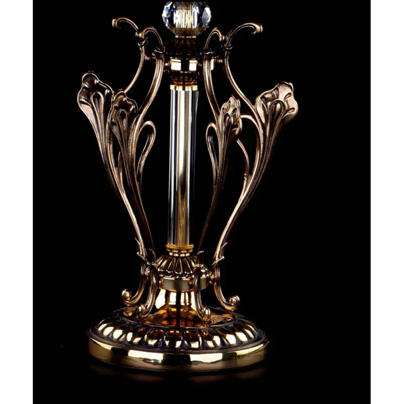 Veioza Cristale brass, Bohemia, E27, AS010246, Crystal