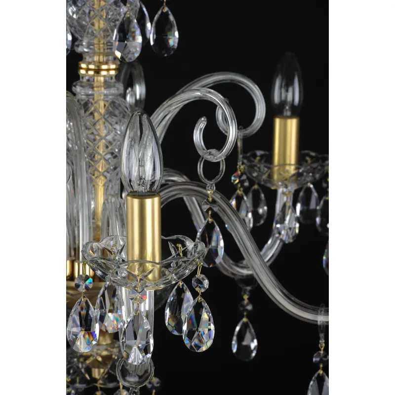 Candelabru Cristale, Modern, Bohemia, E14, AT010CH06K, Crystal