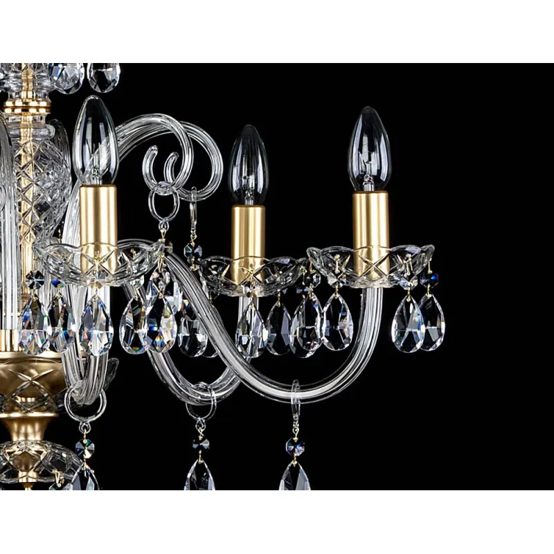 Candelabru Cristale, Modern, Bohemia, E14, AT010CH06K, Crystal