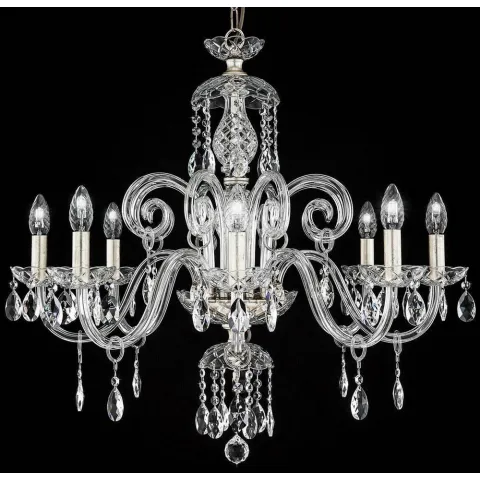 Candelabru Cristale, Modern, Bohemia, E14, AT010CH08K, Crystal
