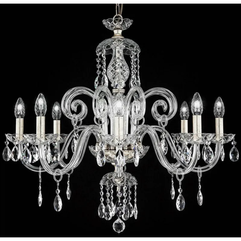 Candelabru Cristale, Modern, Bohemia, E14, AT010CH08K, Crystal