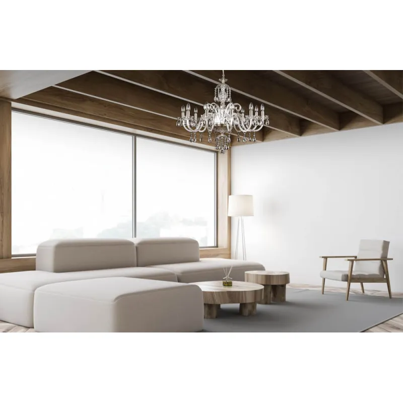 Candelabru Cristale, Modern, Bohemia, E14, AT010CH10K, Crystal