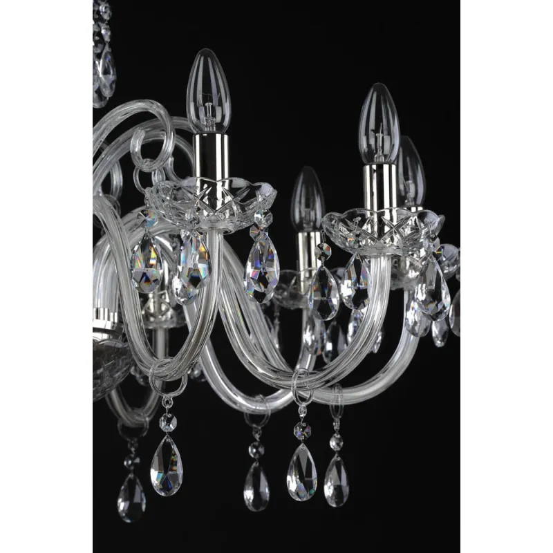 Candelabru Cristale, Modern, Bohemia, E14, AT010CH10K, Crystal