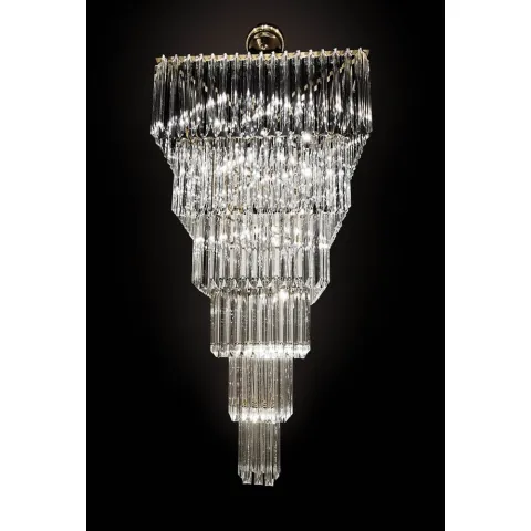 Candelabru Cristale, Spirala, Bohemia, E14, BX010L10701Z020, Crystal