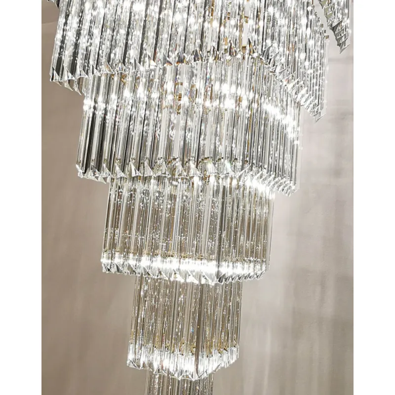 Candelabru Cristale, Spirala, Bohemia, E14, BX010L10701Z020, Crystal