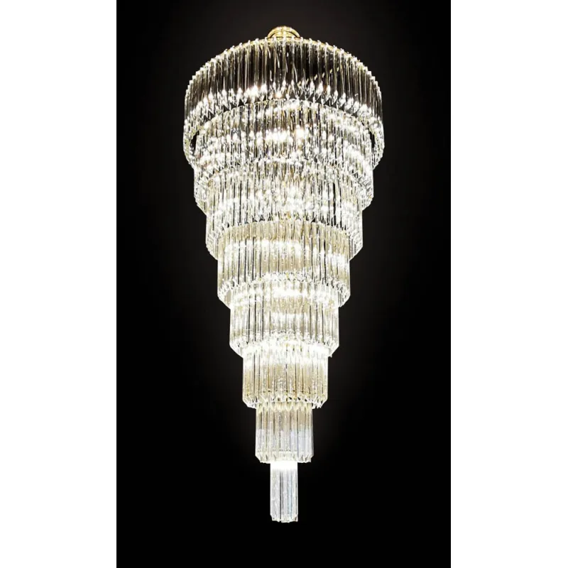 Candelabru Cristale, Spirala, Bohemia, E14, BX010L10702Z023, Crystal