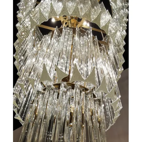 Candelabru Cristale, Spirala, Bohemia, E14, BX010L10702Z023, Crystal