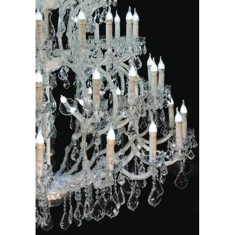 Candelabru Cristale, Maria Theresa white, Bohemia, E14, BX010L10909N281white, Crystal