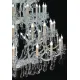 Candelabru Cristale, Maria Theresa white, Bohemia, E14, BX010L10909N281white, Crystal