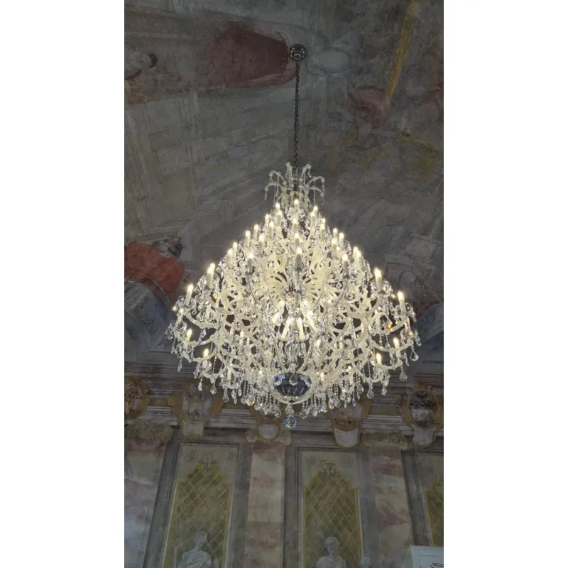 Candelabru Cristale, Maria Theresa white, Bohemia, E14, BX010L10909N281white, Crystal