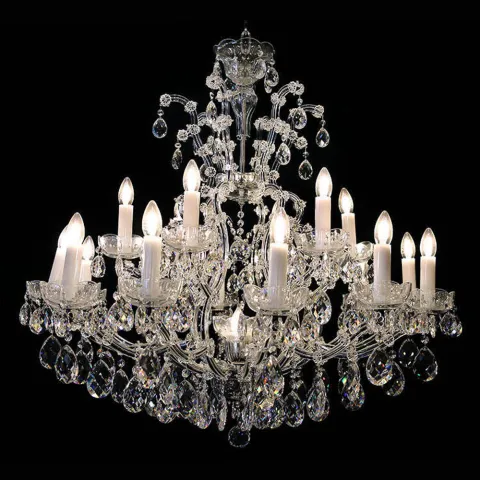 Candelabru Cristale, Maria Theresa black, Bohemia, E14, BX010L10920N219black, Crystal