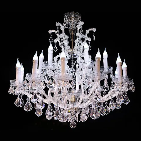 Candelabru Cristale, Maria Theresa white, Bohemia, E14, BX010L10920N219white, Crystal