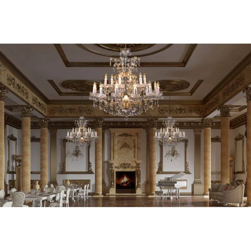 Candelabru Cristale Maria Antonia, Bohemia, E14, BX010L10920Z219BRUS, Crystal