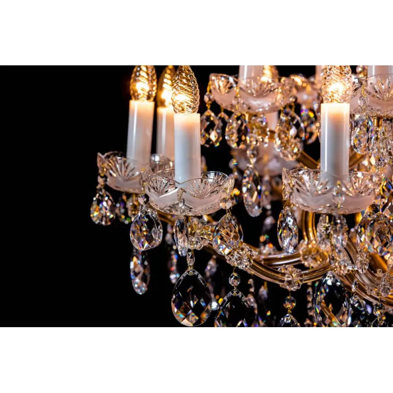 Candelabru Cristale Maria Antonia, Bohemia, E14, BX010L10920Z219BRUS, Crystal