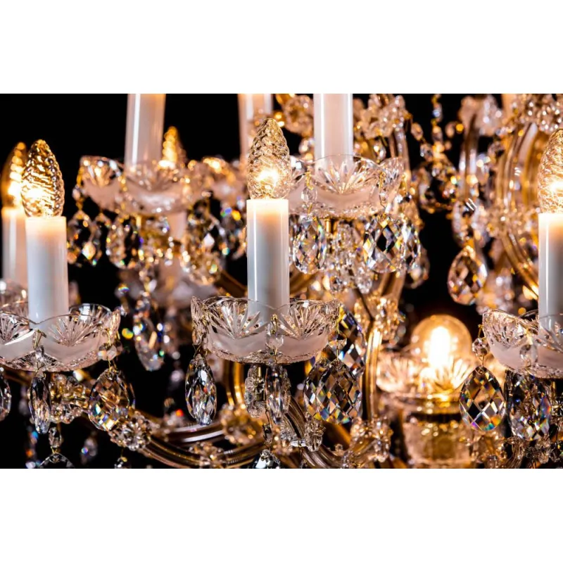 Candelabru Cristale Maria Antonia, Bohemia, E14, BX010L10920Z219BRUS, Crystal