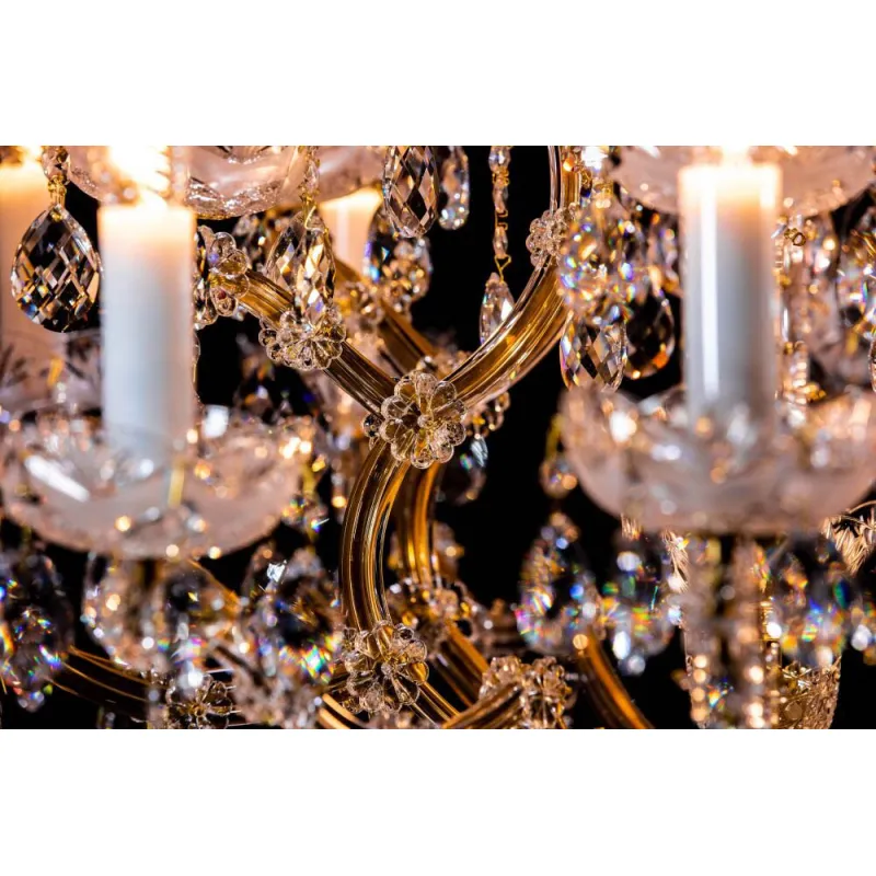 Candelabru Cristale Maria Antonia, Bohemia, E14, BX010L10920Z219BRUS, Crystal