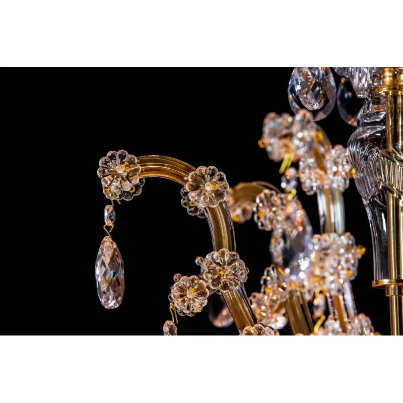 Candelabru Cristale Maria Antonia, Bohemia, E14, BX010L10920Z219BRUS, Crystal