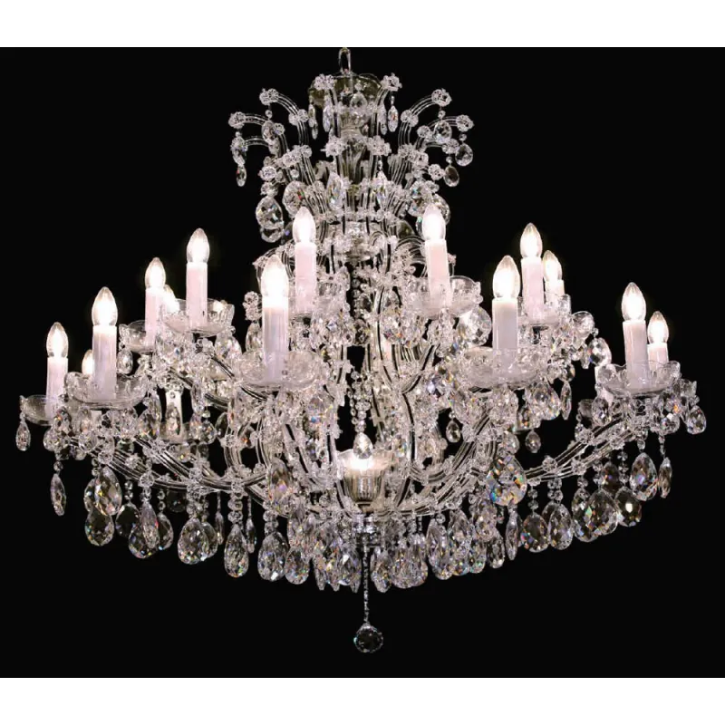 Candelabru Cristale, Maria Theresa Black, Bohemia, E14, BX010L10924N225Black, Crystal