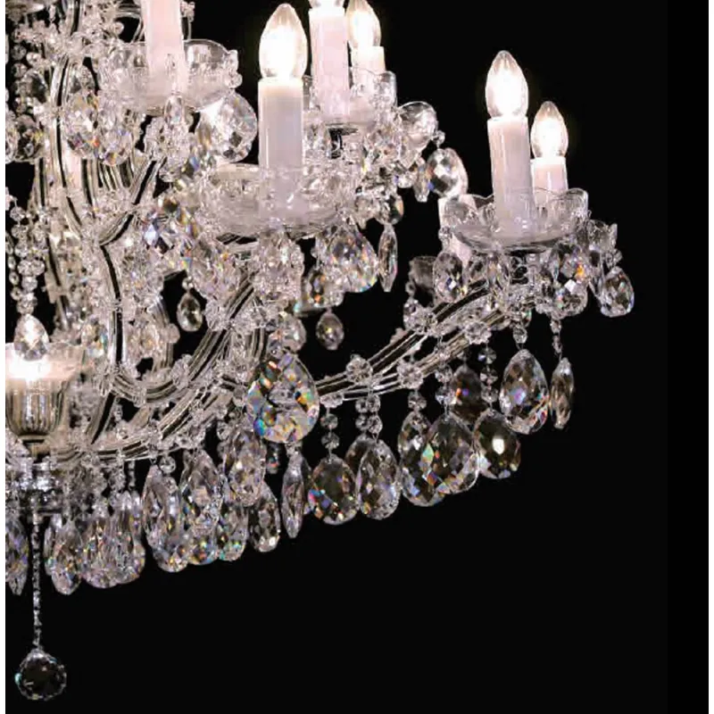 Candelabru Cristale, Maria Theresa Black, Bohemia, E14, BX010L10924N225Black, Crystal