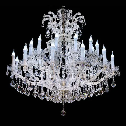 Candelabru Cristale, Maria Theresa white, Bohemia, E14, BX010L10924N225white, Crystal