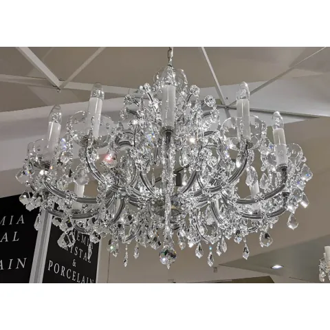 Candelabru Cristale, Maria Theresa White, Bohemia, E14, BX010L10926N213White, Crystal