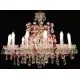Candelabru Cristale, Maria Theresa, Bohemia, E14, BX010L10927Z211Red, Crystal