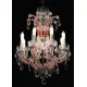 Candelabru Cristale, Maria Theresa red, Bohemia, E14, BX010L10931N208red, Crystal