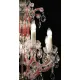 Candelabru Cristale, Maria Theresa red, Bohemia, E14, BX010L10931N208red, Crystal