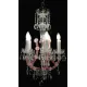 Candelabru Cristale, Maria Theresa red, Bohemia, E14, BX010L10932N205red, Crystal