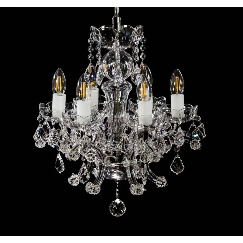 Candelabru Cristale, Maria Theresa Black, Bohemia, E14, BX010L10933N205Black, Crystal