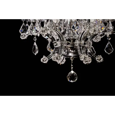 Candelabru Cristale, Maria Theresa Black, Bohemia, E14, BX010L10933N205Black, Crystal