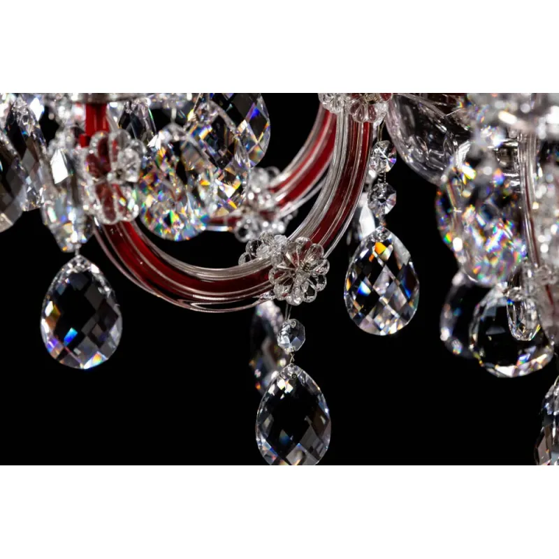 Candelabru Cristale, Maria Theresa, Bohemia, E14, BX010L10937N206RED, Crystal