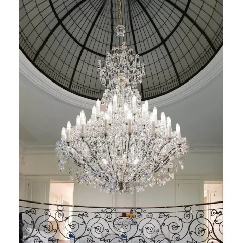 Candelabru Cristale, Maria Theresa black, Bohemia, E14, BX010L10952N248black, Crystal