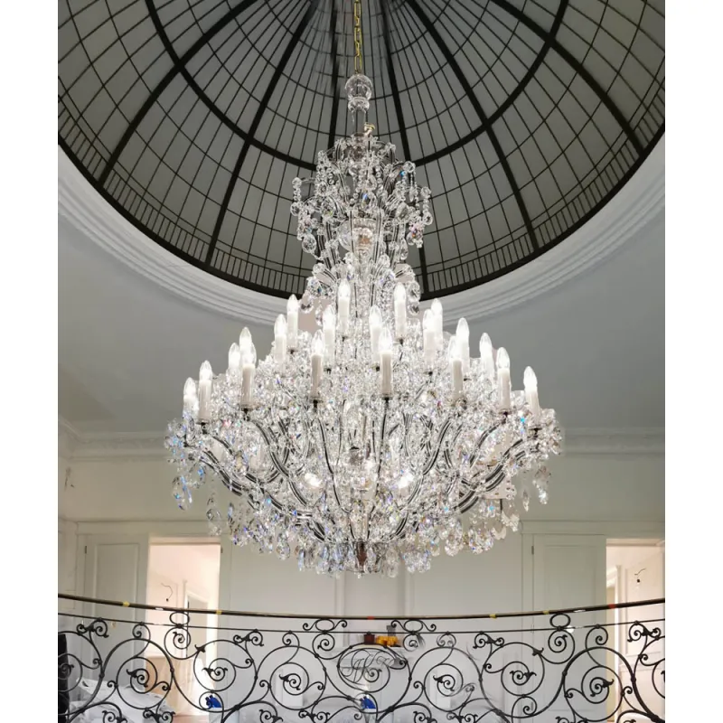 Candelabru Cristale, Maria Theresa black, Bohemia, E14, BX010L10952N248black, Crystal